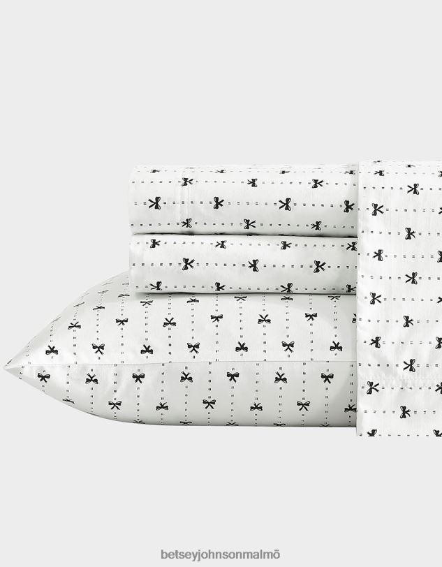 se Betsey Johnson unisex- band pinstripe vit kung lakan set mång Tillbehör 0V8BT407