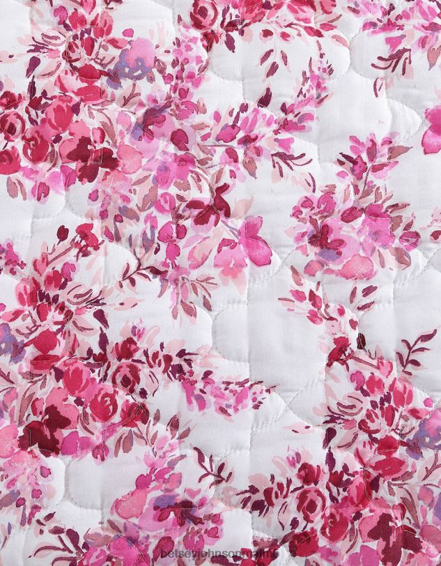 se Betsey Johnson unisex- blommig vingård full queen quilt skenuppsättning rosa Tillbehör 0V8BT417