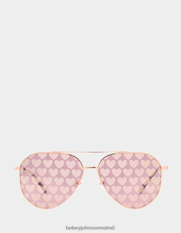 se Betsey Johnson kvinnor de finstilta solglasögonen guld Tillbehör 0V8BT374