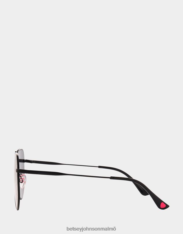 se Betsey Johnson kvinnor de finstilta solglasögonen svart/rosa Tillbehör 0V8BT377