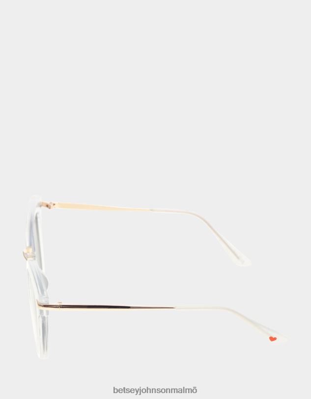 se Betsey Johnson kvinnor i detaljerna solglasögon vit Tillbehör 0V8BT380